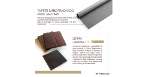 Tapete Emborrachado para Gavetas / Linha Laminatto