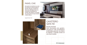 Painel Cine / Gaveteiro Safe Fix