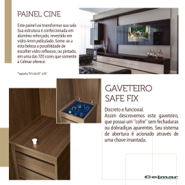 Painel Cine / Gaveteiro Safe Fix